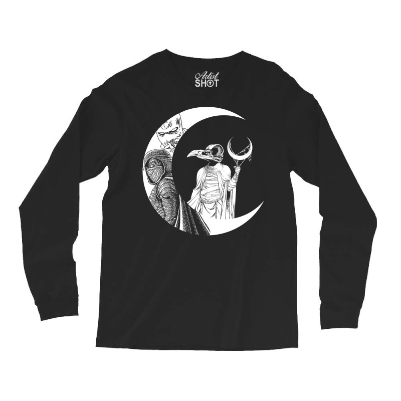 Moon Knight   Khonshu Long Sleeve Shirts | Artistshot