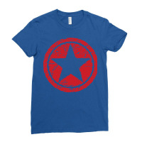 Red Star (distressed) Ladies Fitted T-shirt | Artistshot