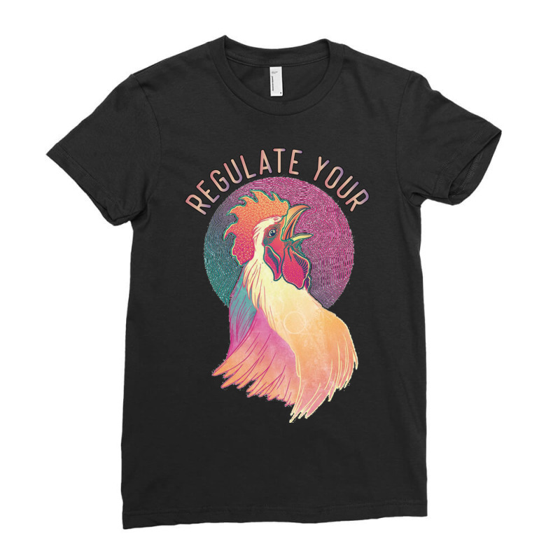 Regulate Your Cock Ladies Fitted T-Shirt by BayleyMessnz | Artistshot