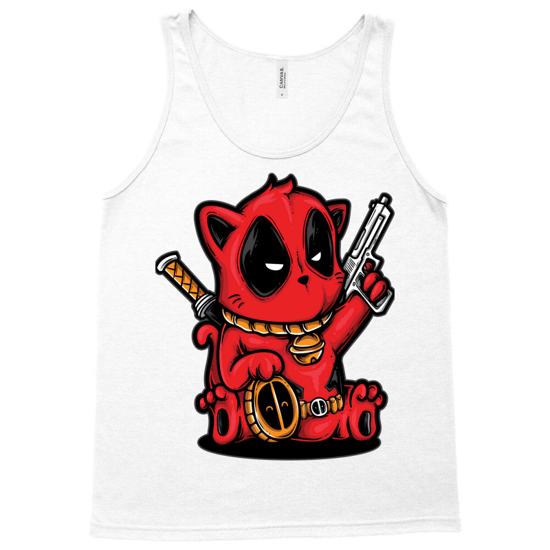 Kittypool Catpool Tank Top by fattytanyahy | Artistshot