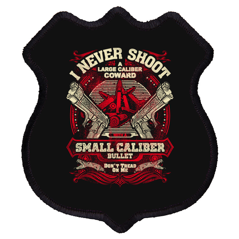 Gun Control I Never Shoot Shield Patch | Artistshot