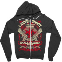 Gun Control I Never Shoot Zipper Hoodie | Artistshot