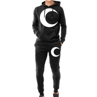 Moon Knight   Classic Symbol   White Clean Hoodie & Jogger Set | Artistshot