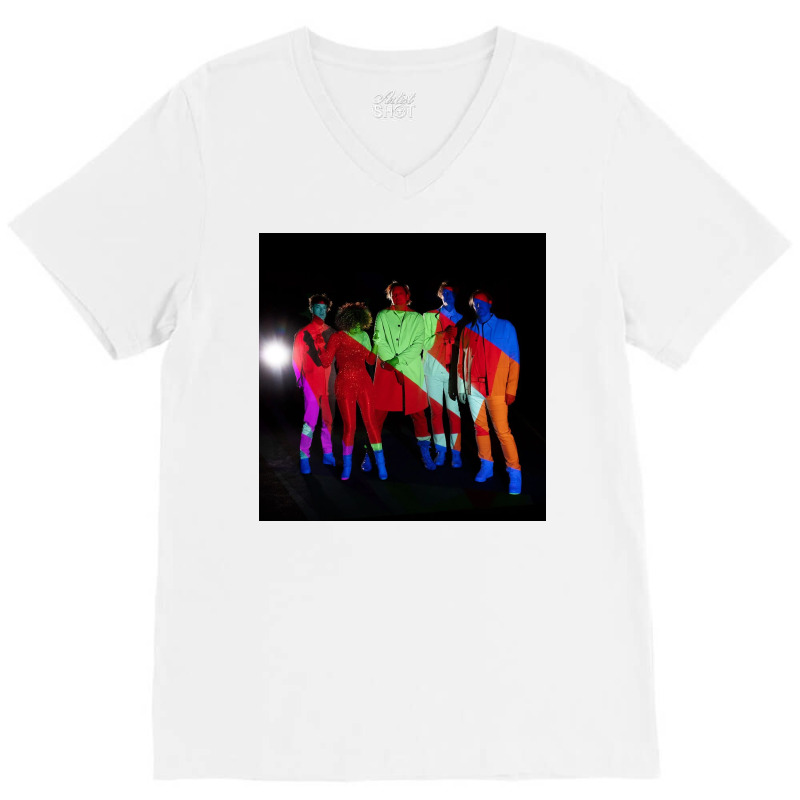 Arcade Fire 3 V-Neck Tee by HollisGonzalez | Artistshot