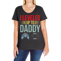 1st Time Dad Est 2022 New First Fathers Gaming Dad Ladies Curvy T-shirt | Artistshot