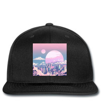 Kawaii Cityscape Printed Hat | Artistshot