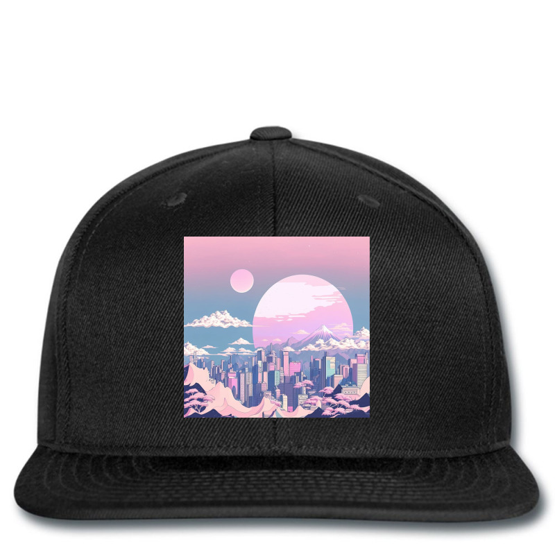 Kawaii Cityscape Printed hat by Creative Corner | Artistshot