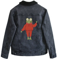 Leisure Suit Fall Frog Unisex Sherpa-lined Denim Jacket | Artistshot