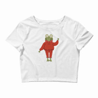 Leisure Suit Fall Frog Crop Top | Artistshot