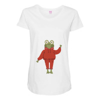 Leisure Suit Fall Frog Maternity Scoop Neck T-shirt | Artistshot