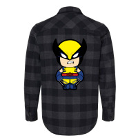 Wolverine Chibi Flannel Shirt | Artistshot