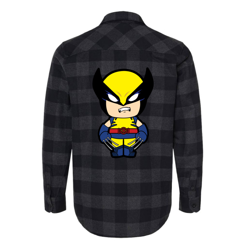 Wolverine Chibi Flannel Shirt | Artistshot