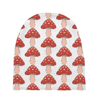 Cute Mushroom Design Baby Beanies | Artistshot