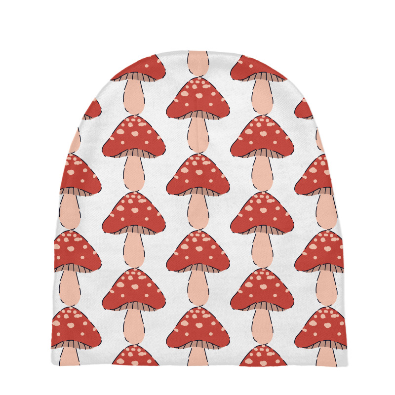 Cute Mushroom Design Baby Beanies by dariia91 | Artistshot