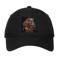 Angry Cat Face Adjustable Cap | Artistshot