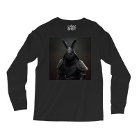 Black Rabbit Looks At Camera Long Sleeve Shirts | Artistshot