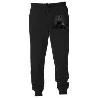 Black Rabbit Looks At Camera Unisex Jogger | Artistshot