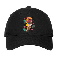 Cowgirl With Lightning Bolt Adjustable Cap | Artistshot