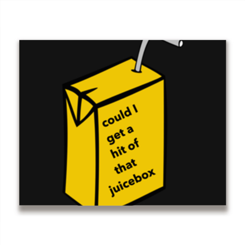 can-i-get-a-hit-of-that-juice-box-metal-print-horizontal-by