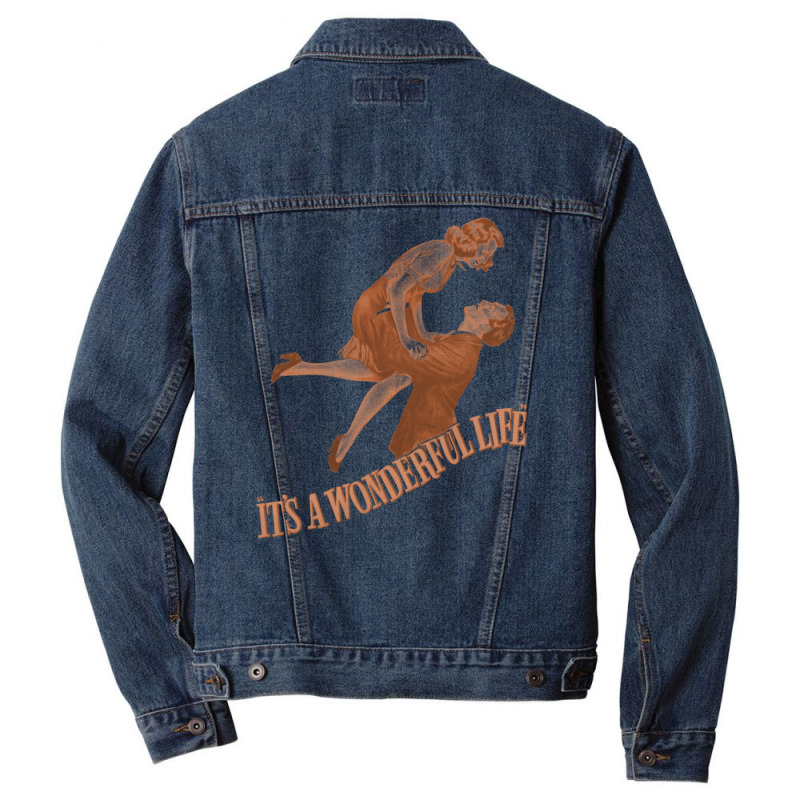 It's A Wonderful Life1 Men Denim Jacket by mpofykurpesl | Artistshot