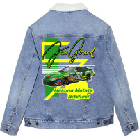 Jean Girard Car  Talladega Nights Racing Design Unisex Sherpa-lined Denim Jacket | Artistshot