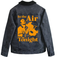 In The Air Tonight Unisex Sherpa-lined Denim Jacket | Artistshot