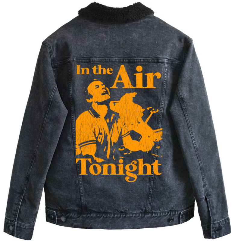 In The Air Tonight Unisex Sherpa-Lined Denim Jacket by jepthabaabiw | Artistshot