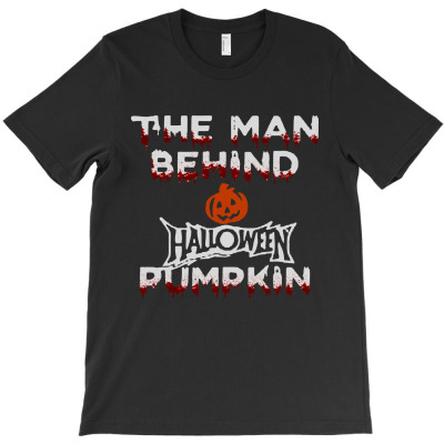 Man Pumpkin Halloween Party T-shirt Designed By Raharjo Putra