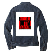 Rep The Hood And Gimme Your Milk Money!!! Ladies Denim Jacket | Artistshot