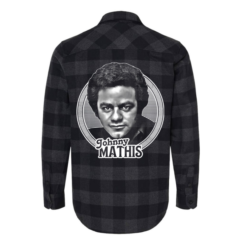 Johnny Mathis    70s Retro Fan Art2 Flannel Shirt | Artistshot