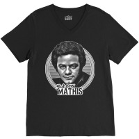 Johnny Mathis    70s Retro Fan Art2 V-neck Tee | Artistshot