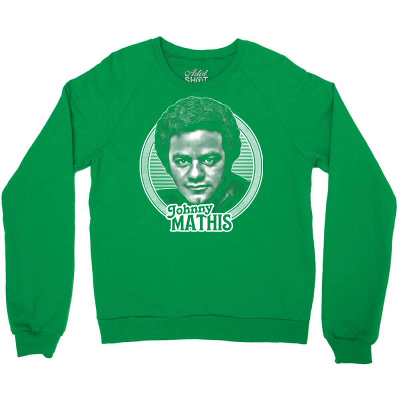 Johnny Mathis    70s Retro Fan Art2 Crewneck Sweatshirt | Artistshot