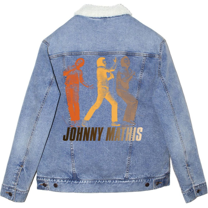 Johnny Mathis Moves Unisex Sherpa-lined Denim Jacket | Artistshot