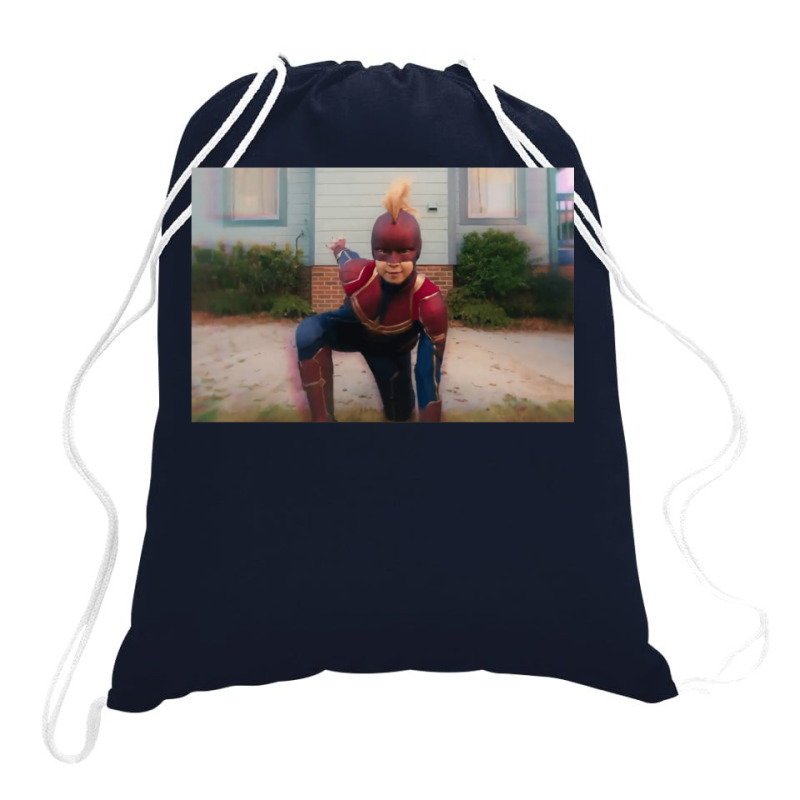 Kamala Comes To The Rescue Drawstring Bags | Artistshot