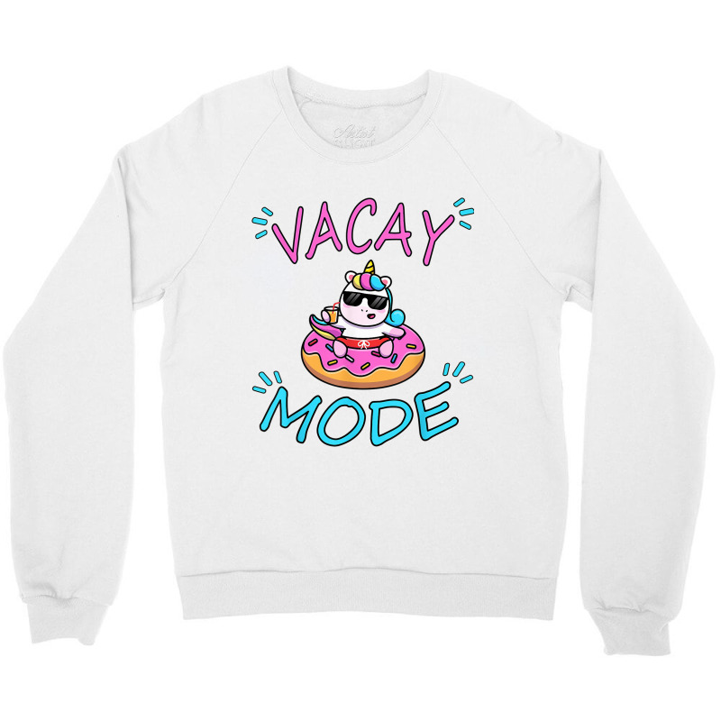 Cute Summer Vacay Mode Beach Crewneck Sweatshirt | Artistshot