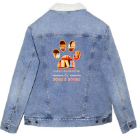 Books And Dogs Lover Unisex Sherpa-lined Denim Jacket | Artistshot