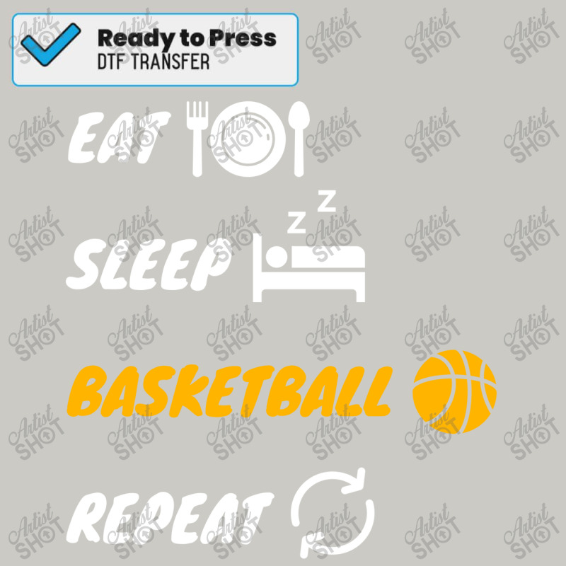 Eat Sleep Basketball Repeat DTF Transfer by ardp13 | Artistshot