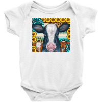 Cows Gemstone Sunflowers Tumbler Baby Bodysuit | Artistshot