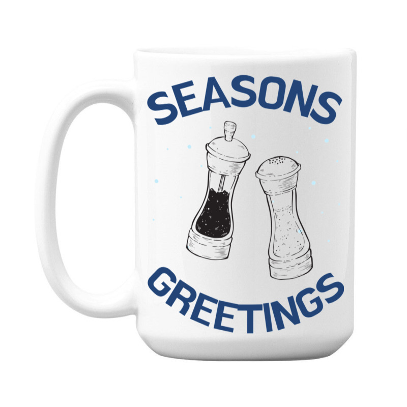 Seasons Greetings 15 Oz Coffee Mug | Artistshot