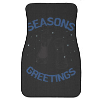 Seasons Greetings Front Car Mat | Artistshot