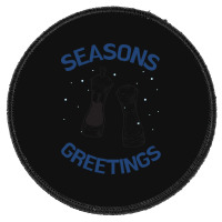 Seasons Greetings Round Patch | Artistshot