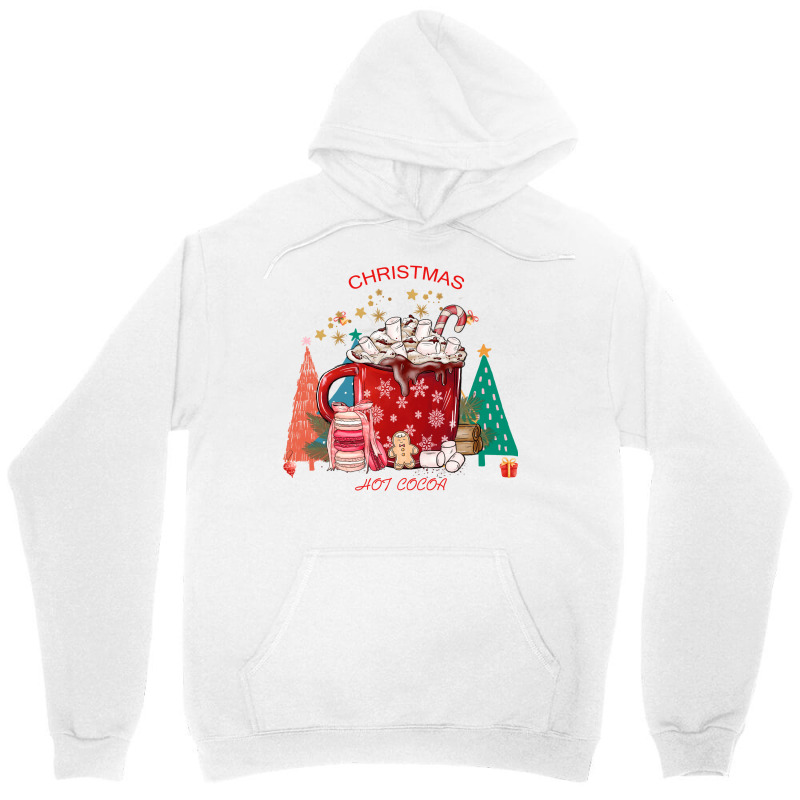 Christmas Hot Cocoa Sblimation T Shirts Merry Chri Unisex Hoodie | Artistshot