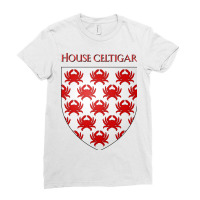 House Celtigar Coat Of Arms Heraldry Sigil   A Son Ladies Fitted T-shirt | Artistshot