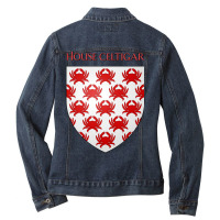 House Celtigar Coat Of Arms Heraldry Sigil   A Son Ladies Denim Jacket | Artistshot