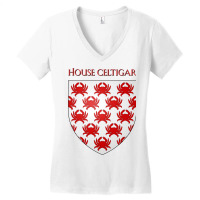 House Celtigar Coat Of Arms Heraldry Sigil   A Son Women's V-neck T-shirt | Artistshot