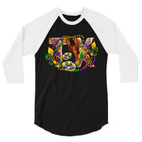 Texas Mardi Gras 3/4 Sleeve Shirt | Artistshot