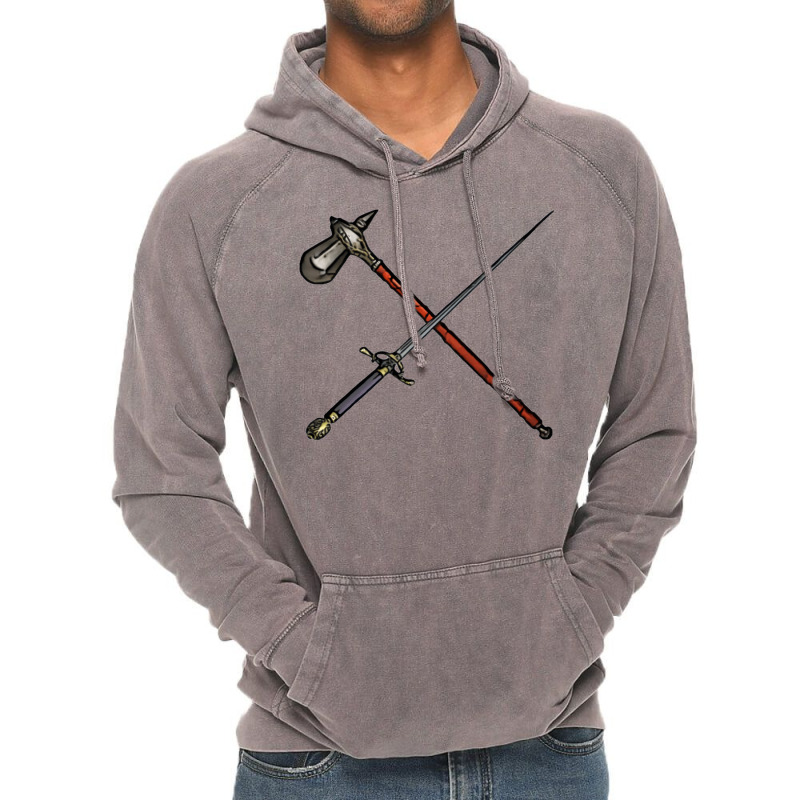 Arya's Needle And Gendry's War Hammer Vintage Hoodie by holkiricij | Artistshot