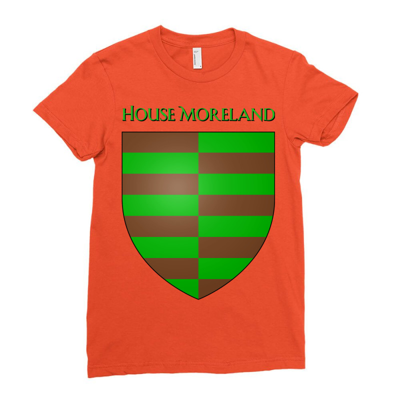 House Moreland Coat Of Arms Heraldry Sigil   A Son Ladies Fitted T-shirt | Artistshot