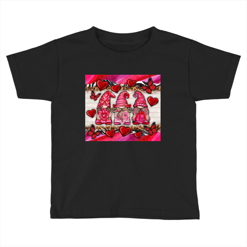 Valentine's Day Gnome Tumbler Toddler T-shirt by enoddigitalart@gmail.com | Artistshot