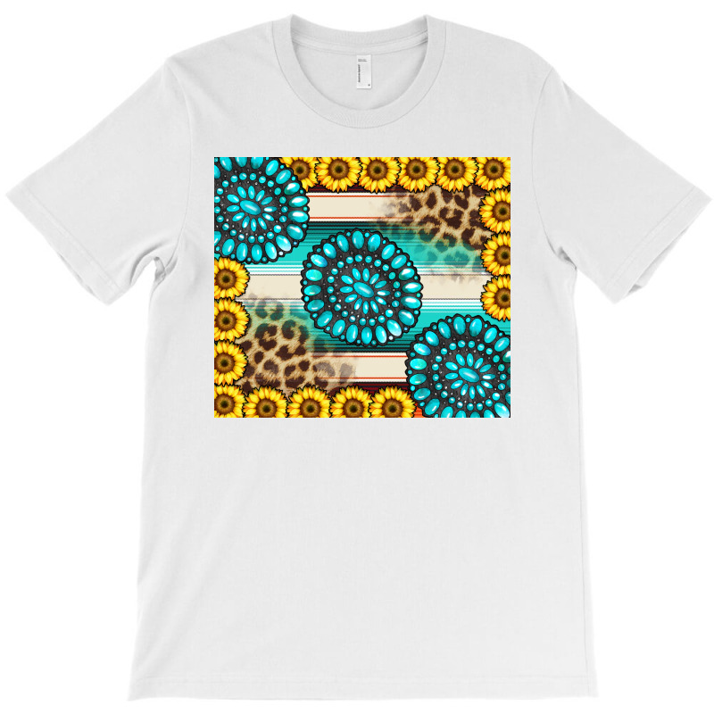 Gemstone Serape Sunflowers Tumbler T-shirt | Artistshot